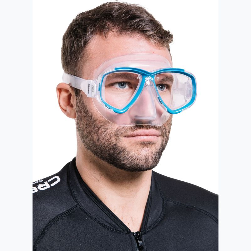 Cressi Perla tiszta/kék búvármaszk 3