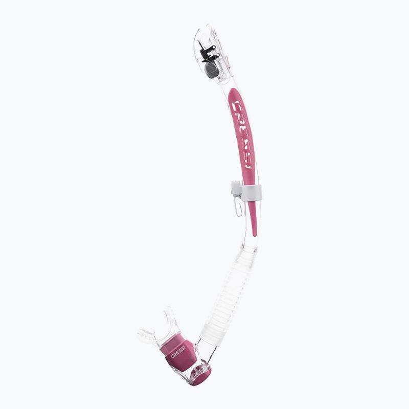 Cressi Itaca Ultra Dry Ultra Dry átlátszó/rózsaszín snorkel