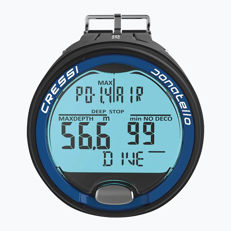 Cressi Donatello búvárkomputer fekete/kék KS860022 3