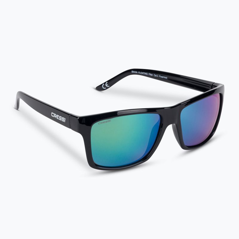 Cressi Bahia Floating fekete-zöld napszemüveg XDB100703