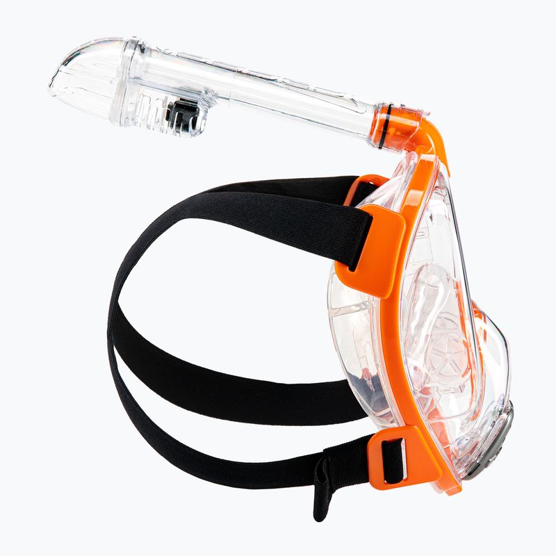 Cressi Baron teljes arcú gyermek snorkel maszk narancssárga XDT0360085 3