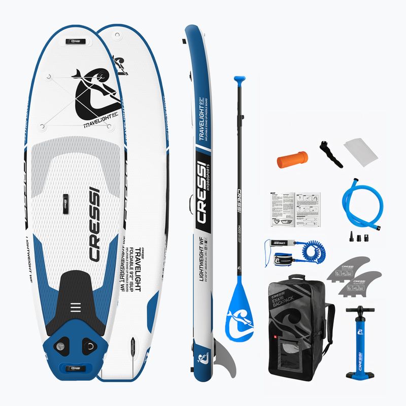 Cressi Travelight Összecsukható iSUP 9'2" SUP deszka fehér NA010980