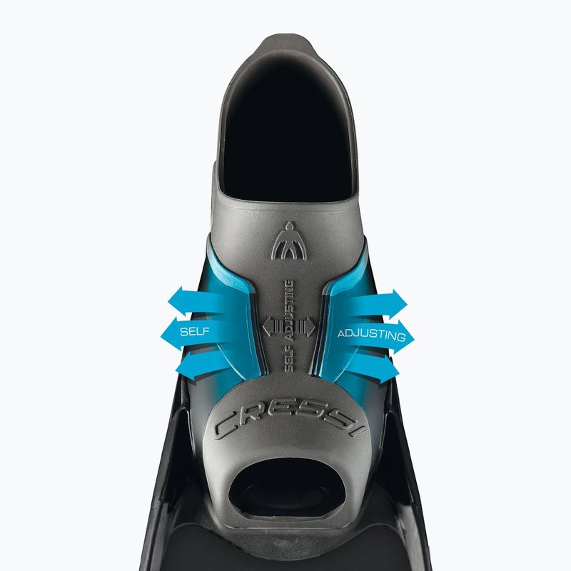 Cressi Gara Modular Sprint búvárúszó uszonyok fekete 5