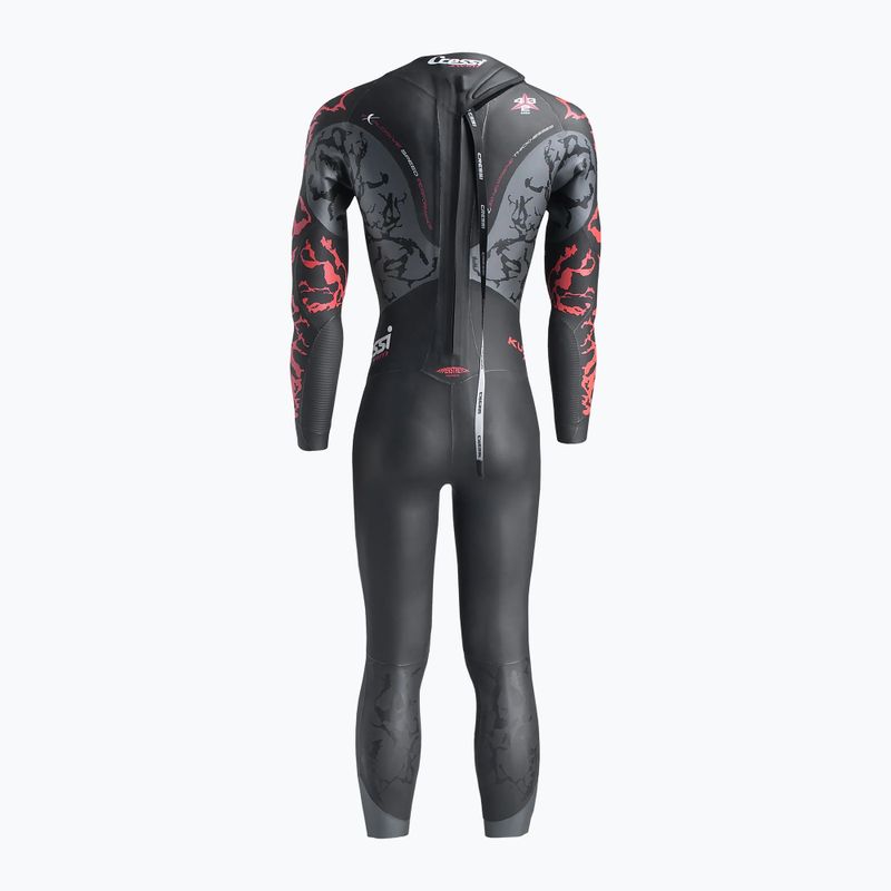 Férfi Cressi Kuwae 2/3/4 mm fekete/piros búvárruha 2