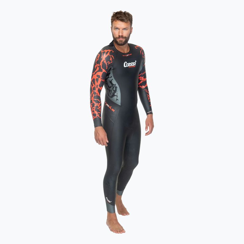 Férfi Cressi Kuwae 2/3/4 mm fekete/piros búvárruha 6