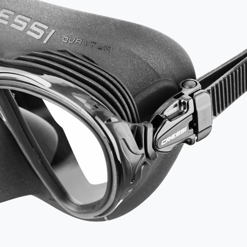 Cressi Quantum Ultravision fekete/ezüst búvármaszk 4
