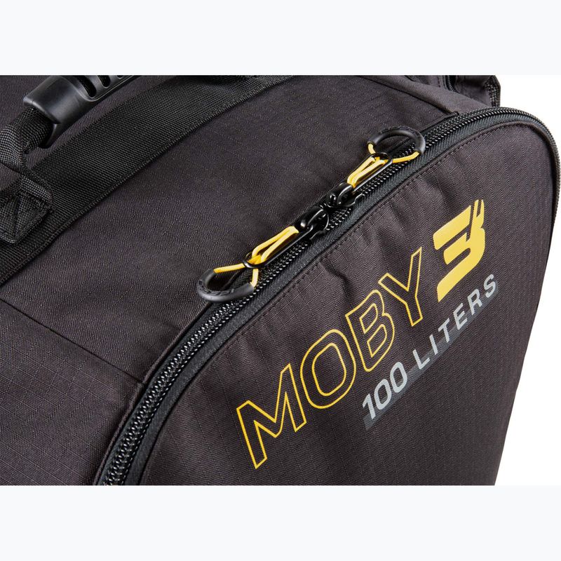 Cressi Moby 3 100 l utazótáska fekete/sárga 5