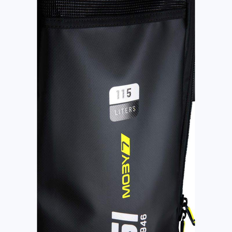 Cressi Moby 7 utazótáska 115 l fekete/sárga 8