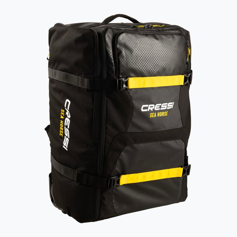 Cressi Sea Horse utazótáska 152 l fekete/sárga