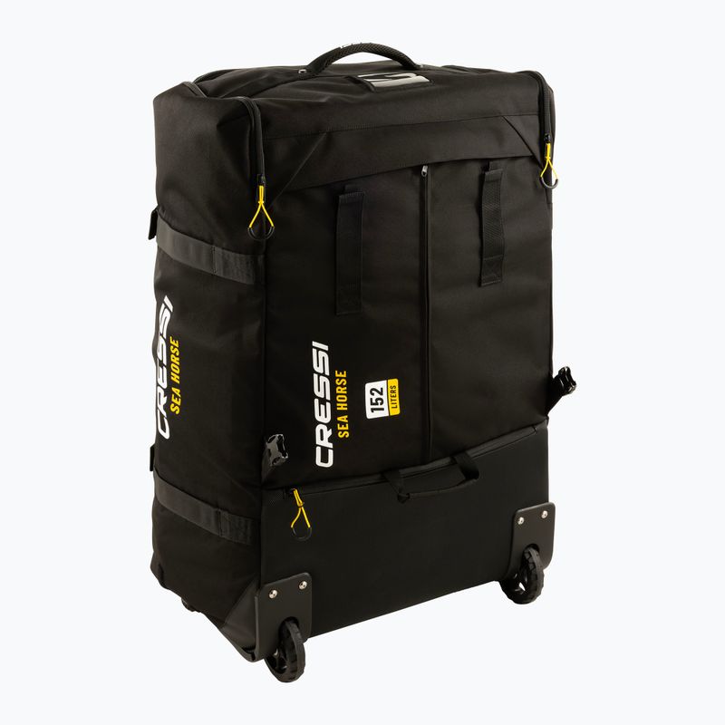 Cressi Sea Horse utazótáska 152 l fekete/sárga 2