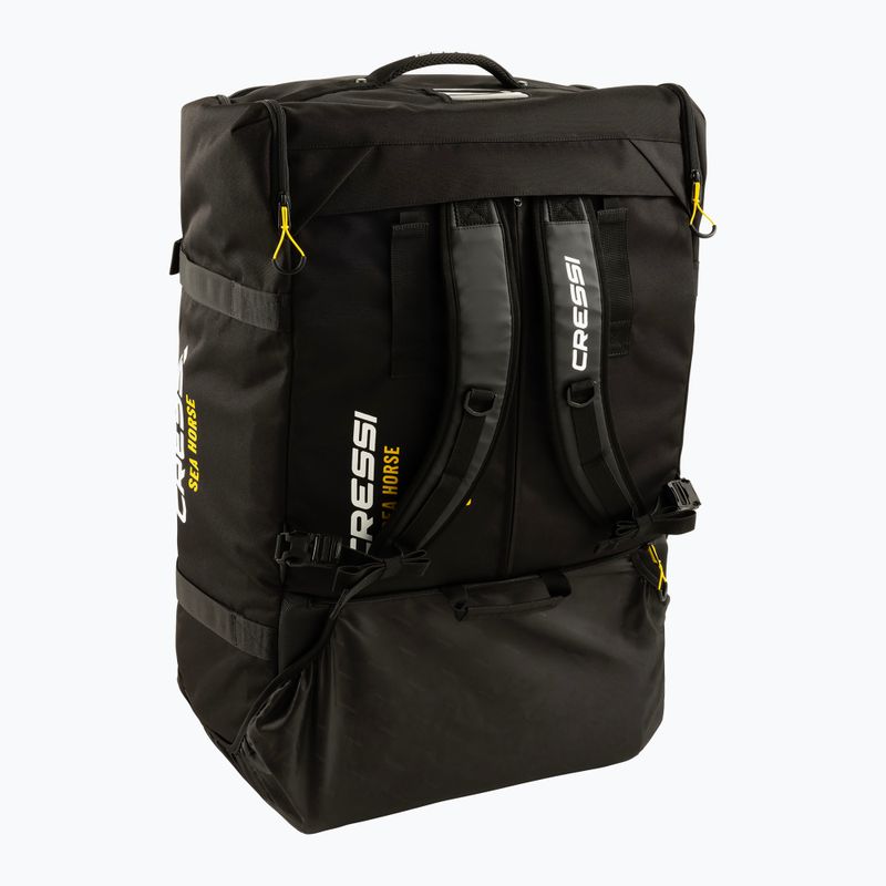 Cressi Sea Horse utazótáska 152 l fekete/sárga 3