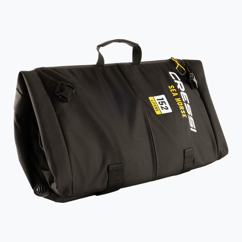 Cressi Sea Horse utazótáska 152 l fekete/sárga 4