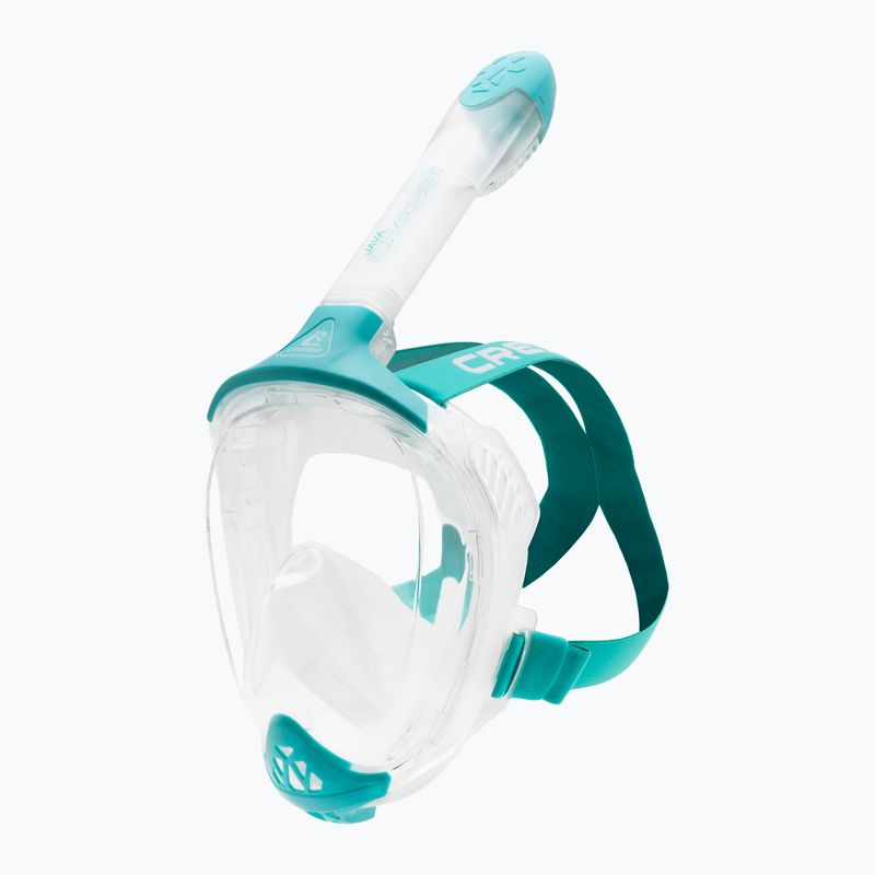 Teljes arcmaszk snorkelinghez Cressi Java Full Face clear/aquamarine 2