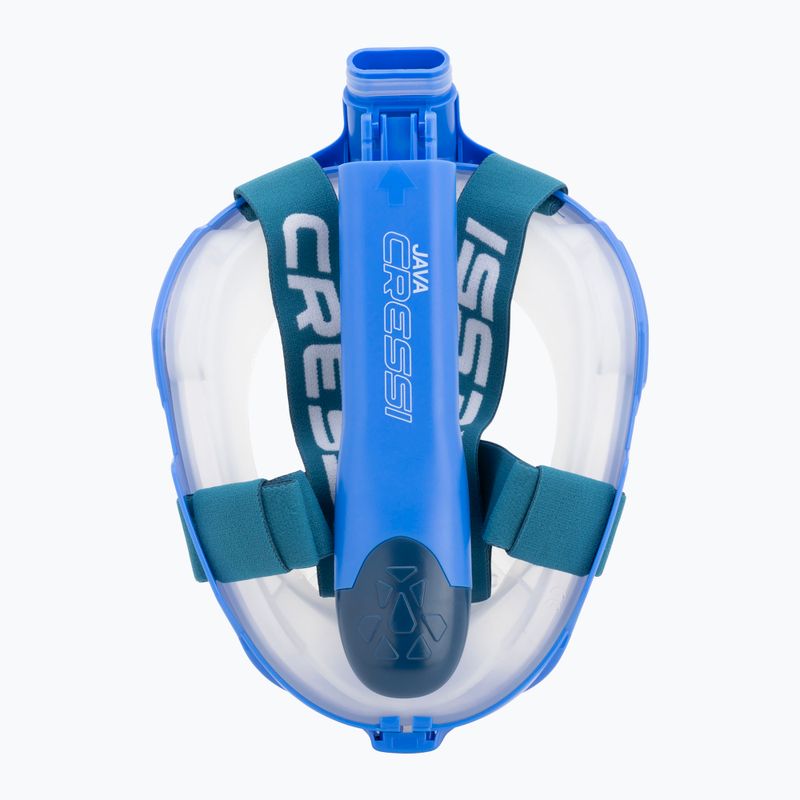 Teljes arcmaszk snorkelinghez Cressi Java Full Face blue/blue navy 5