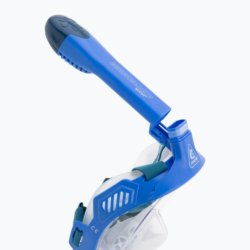 Teljes arcmaszk snorkelinghez Cressi Java Full Face blue/blue navy 7