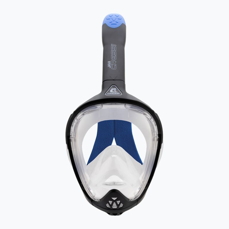 Teljes arcmaszk snorkelinghez Cressi Java Full Face black/blue 3
