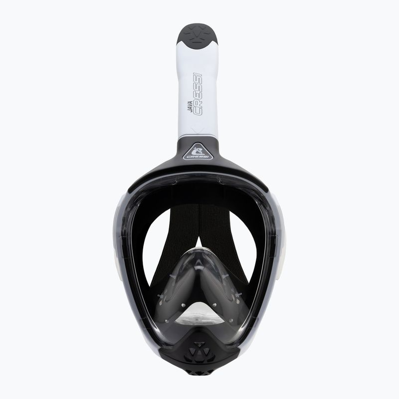 Teljes arcmaszk snorkelinghez Cressi Java Full Face white/black 4