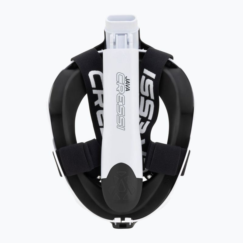 Teljes arcmaszk snorkelinghez Cressi Java Full Face white/black 6