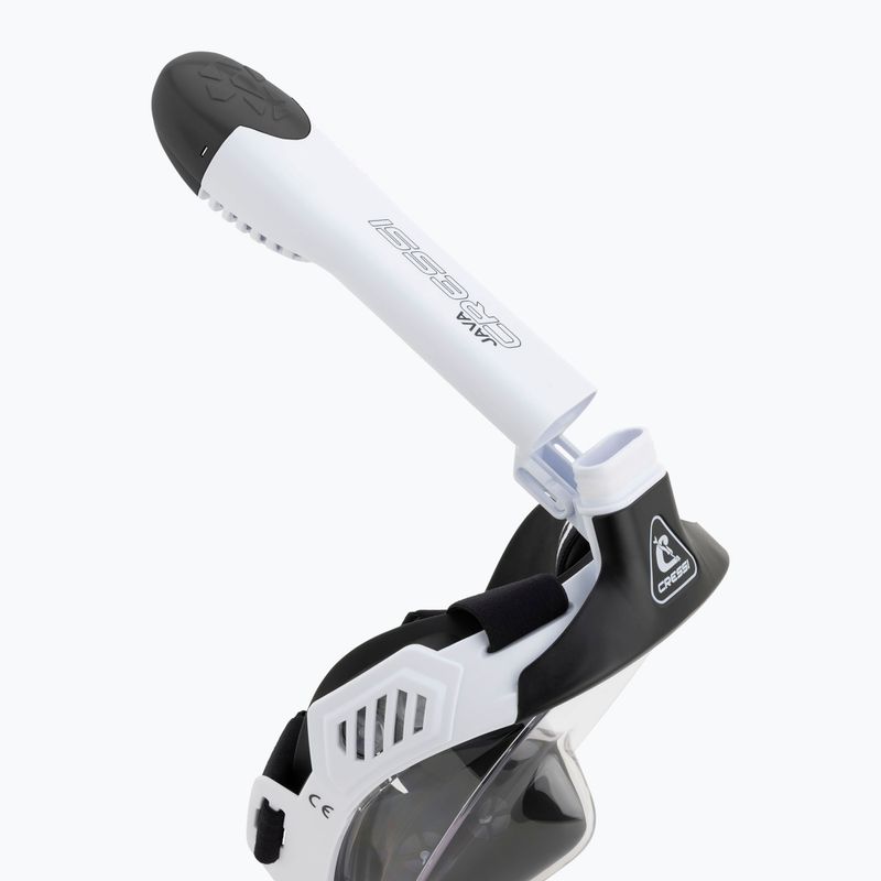 Teljes arcmaszk snorkelinghez Cressi Java Full Face white/black 7