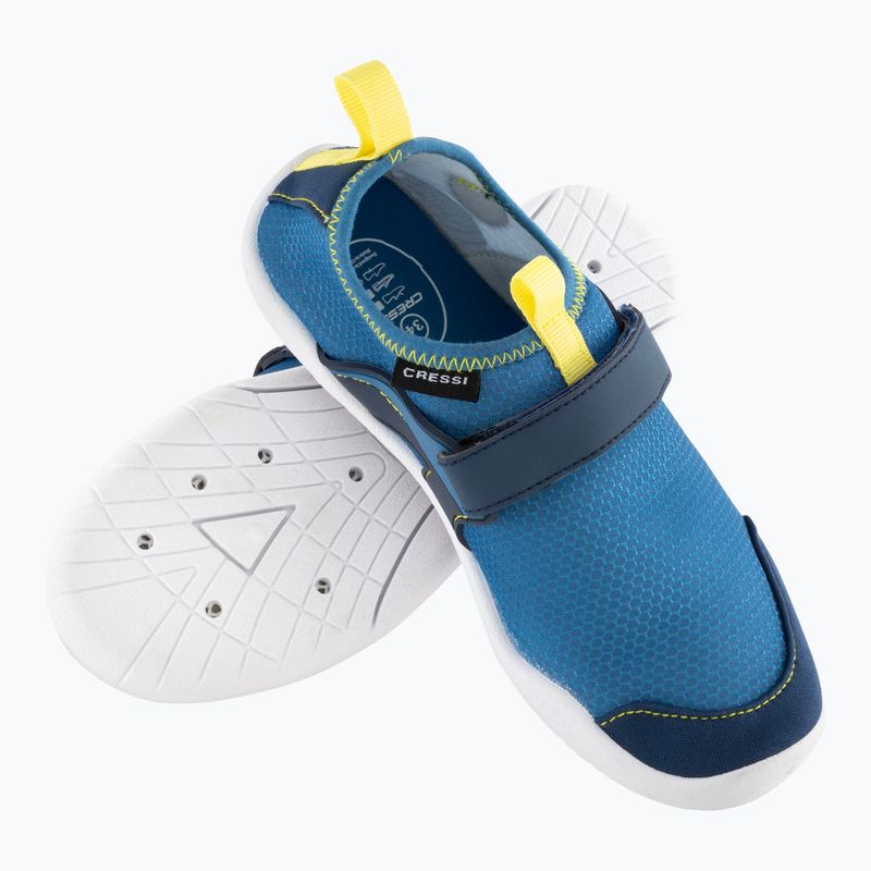 Cressi Lunar kék/lime gyermek vízicipő 5