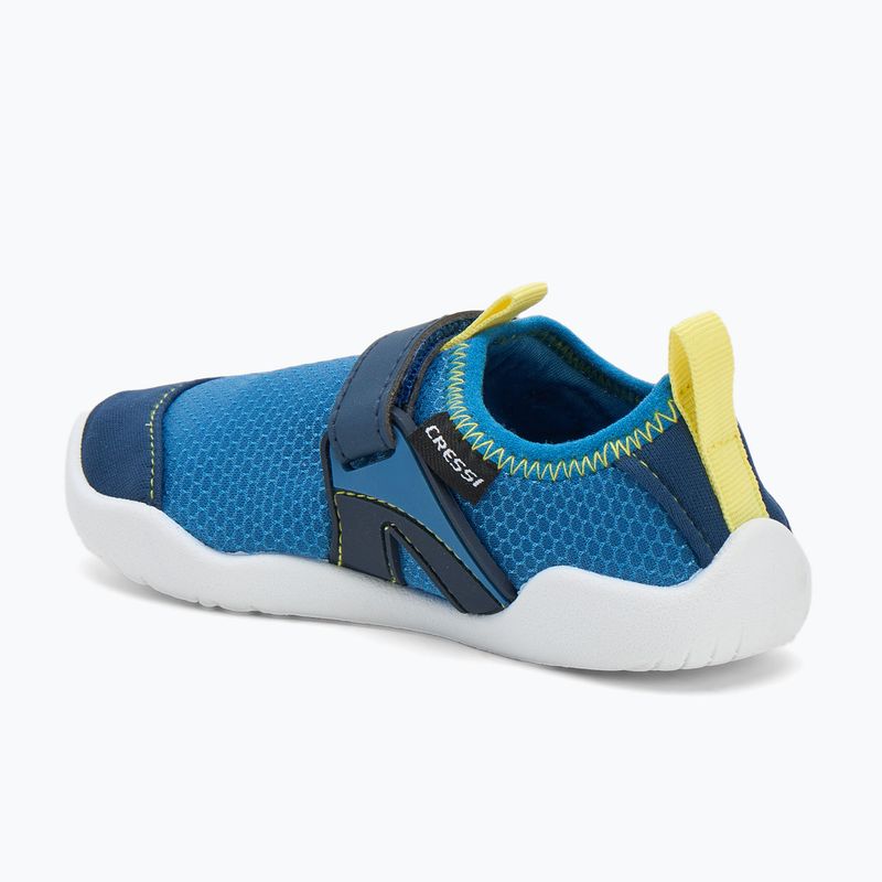 Cressi Lunar kék/lime gyermek vízicipő 3
