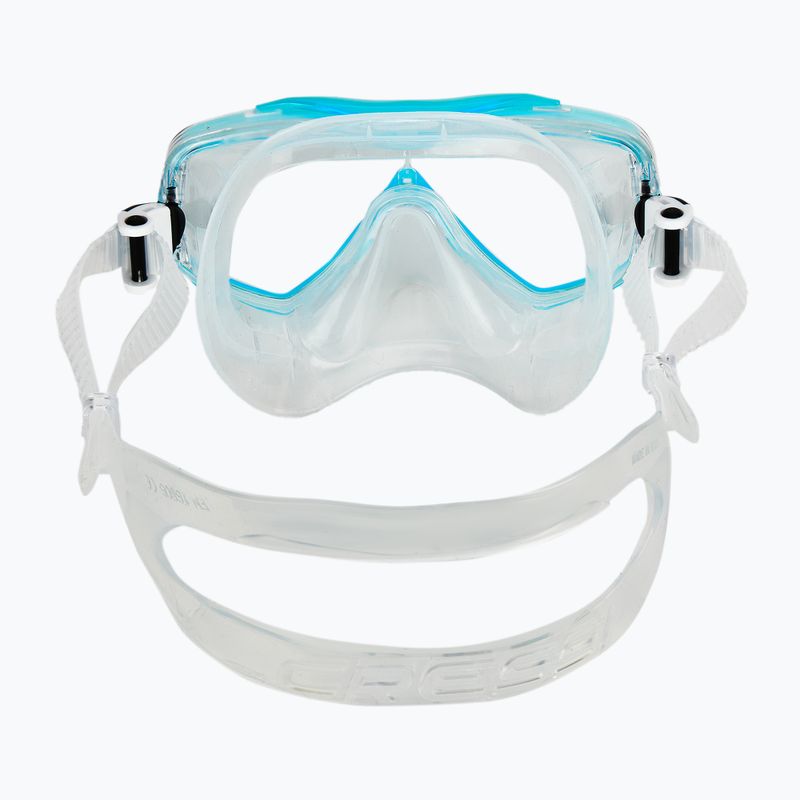 Cressi Estrella + Seal Dry átlátszó/akvamarin búvárszett 6