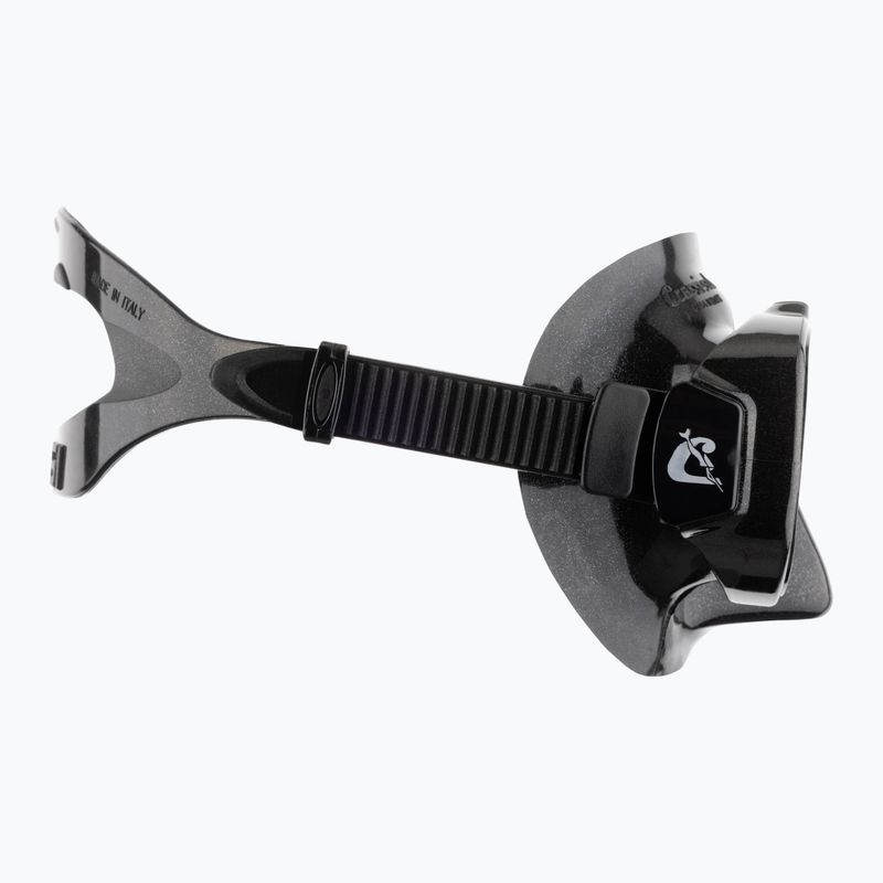 Cressi Focus búvármaszk fekete/fekete/ezüst 3