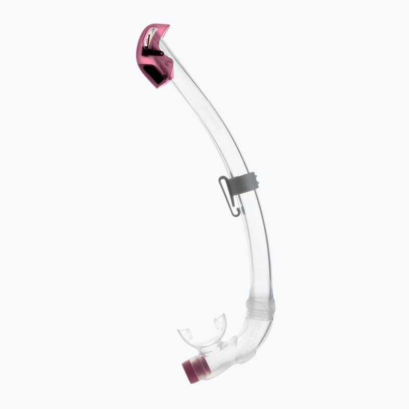 Cressi Seal Dry átlátszó/rózsaszín snorkel