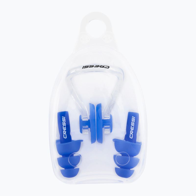 Cressi Aqua Kit füldugó + orrcsipesz kék