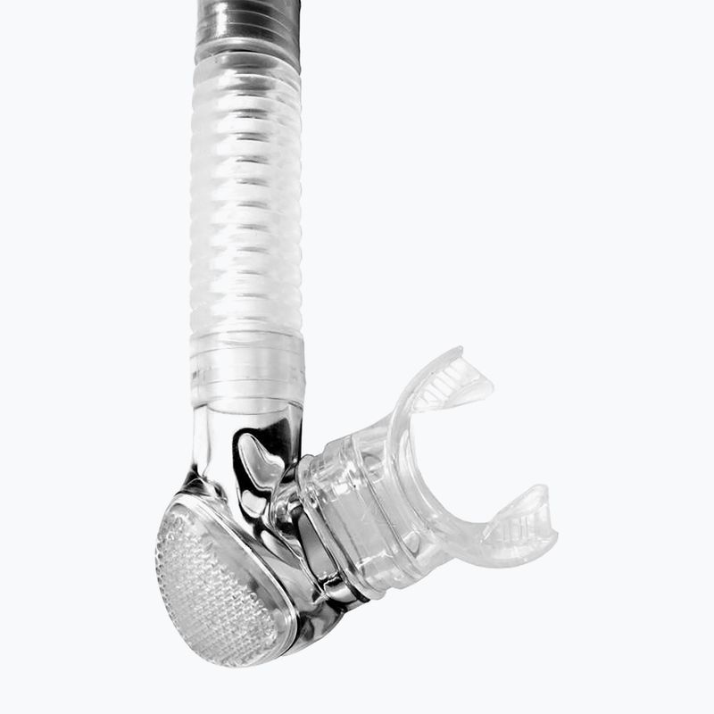 Cressi Alpha Ultra Dry átlátszó/fekete/fehér snorkel 3