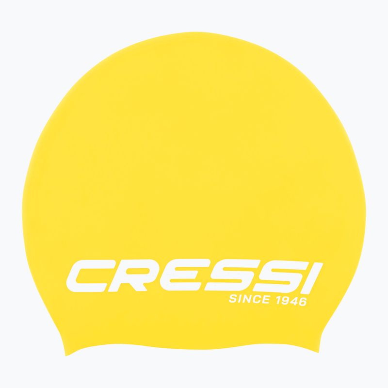 Cressi Loira Long Hair úszósapka sárga/fehér