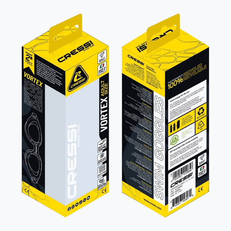 Cressi Vortex aquamarin/akvamarin úszószemüveg 2