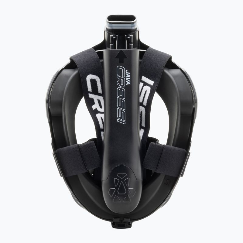 Teljes arcmaszk snorkelinghez Cressi Java Full Face black/black 5