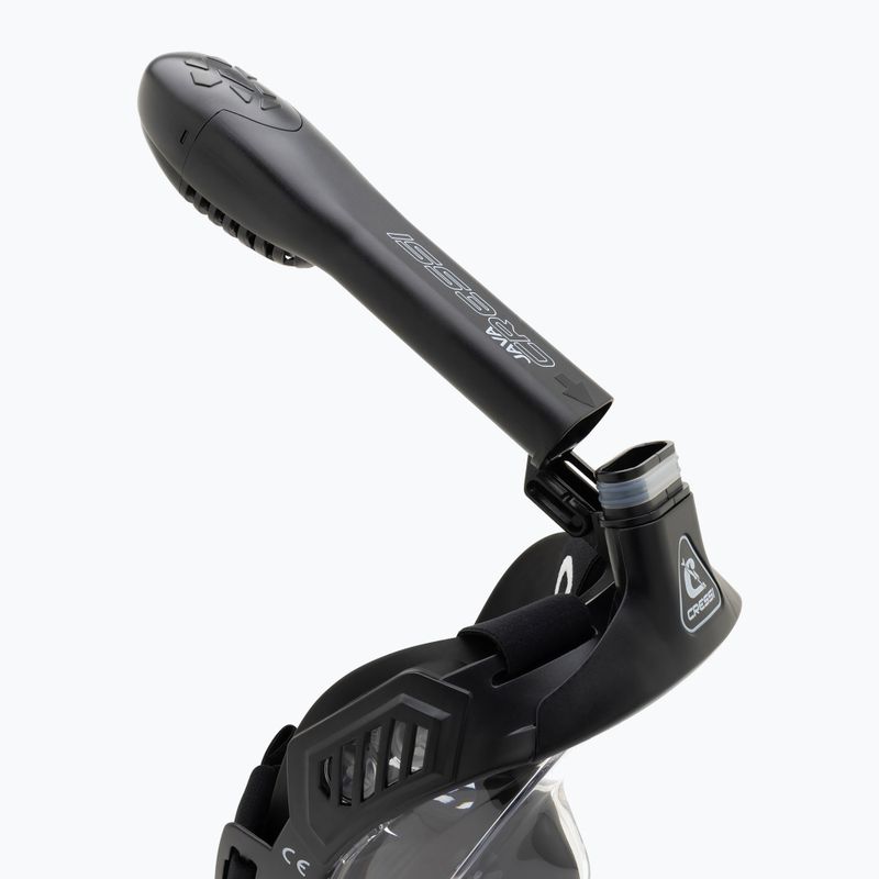 Teljes arcmaszk snorkelinghez Cressi Java Full Face black/black 7