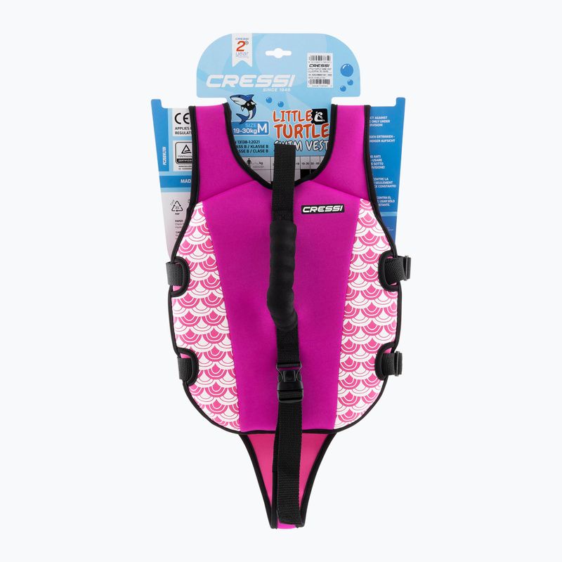 Gyerek úszómellény Cressi Little Turtle lilac/pink 5