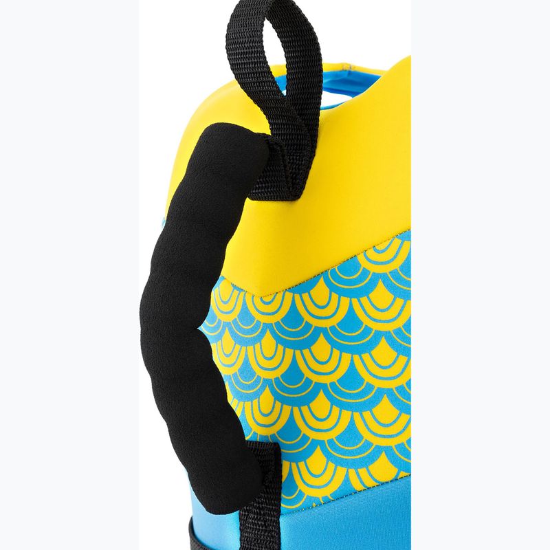Cressi Froggy azure/yellow gyermek úszómellény 3