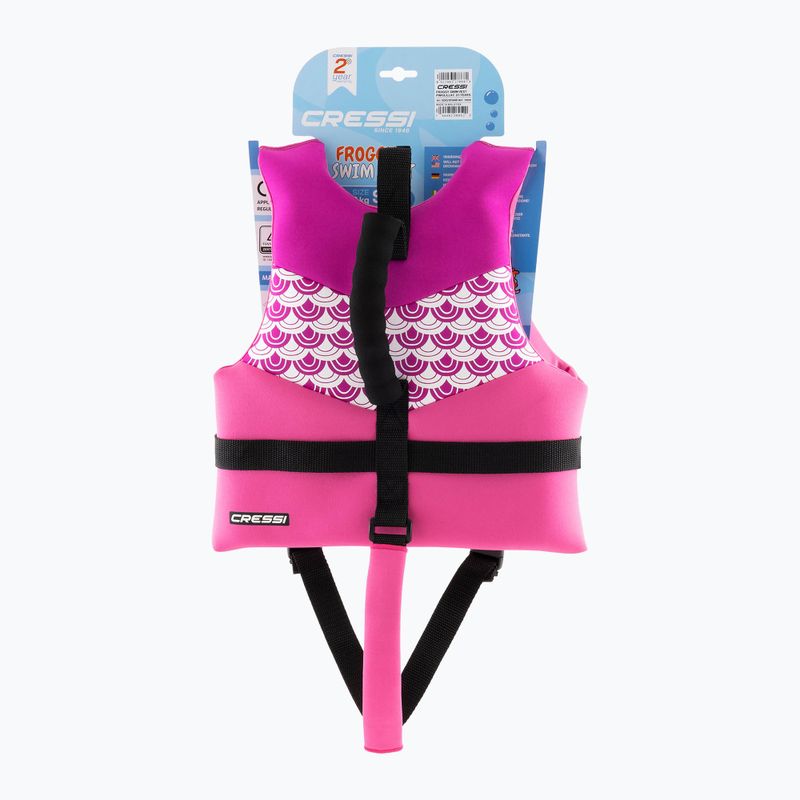 Cressi Froggy pink/lilac gyermek úszómellény 6
