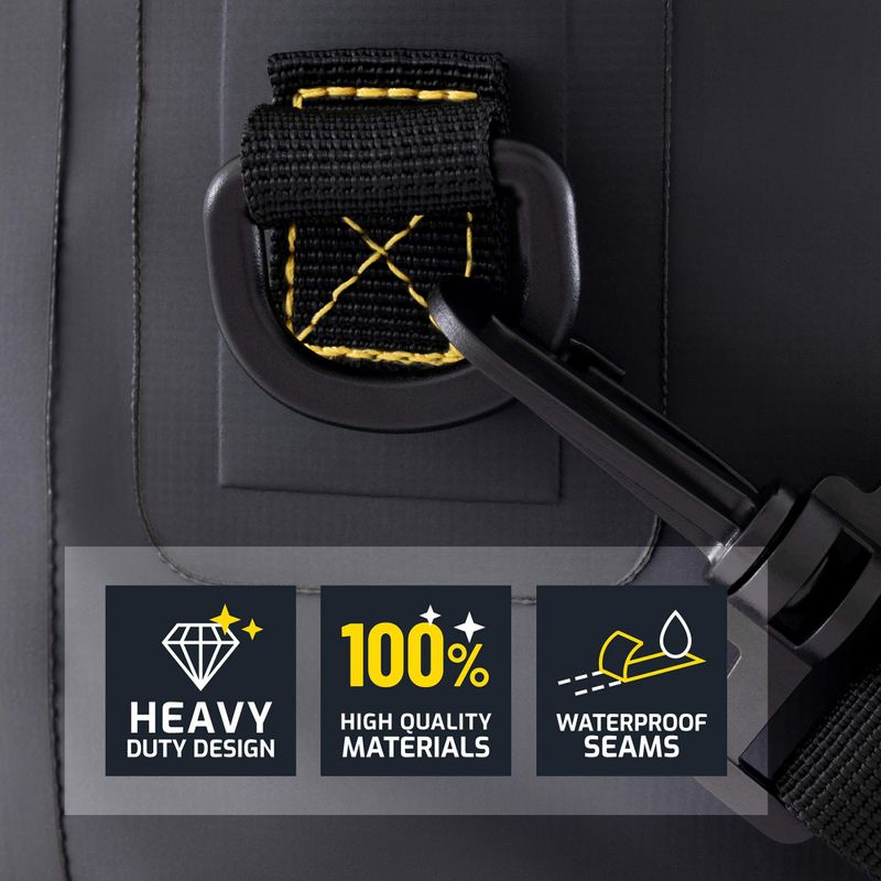 Vízálló zsák Cressi Ocelot Dry Bag 10 l black/yellow 5