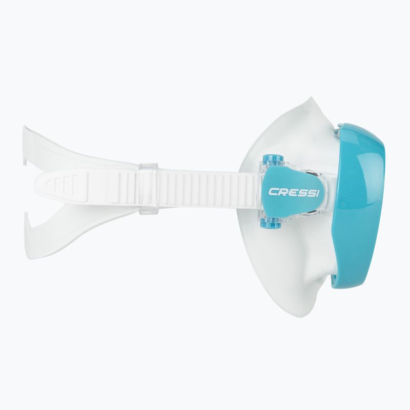 Női búvármaszk Cressi Honey 420 UV white/aquamarine/blue/orange 3