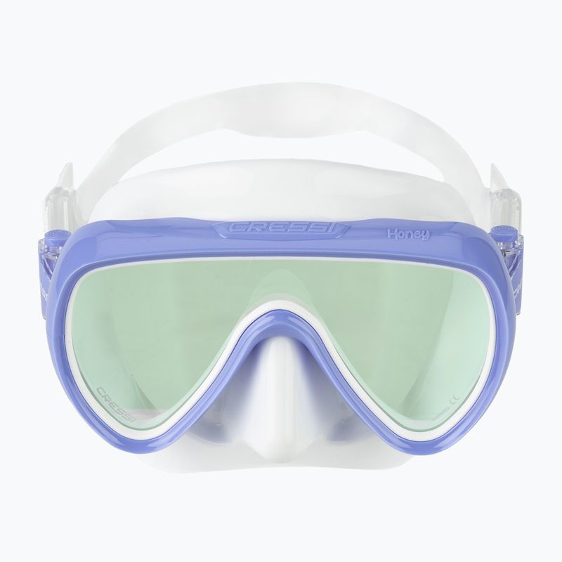 Női búvármaszk Cressi Honey 420 UV white/lilac/blue/orange 2