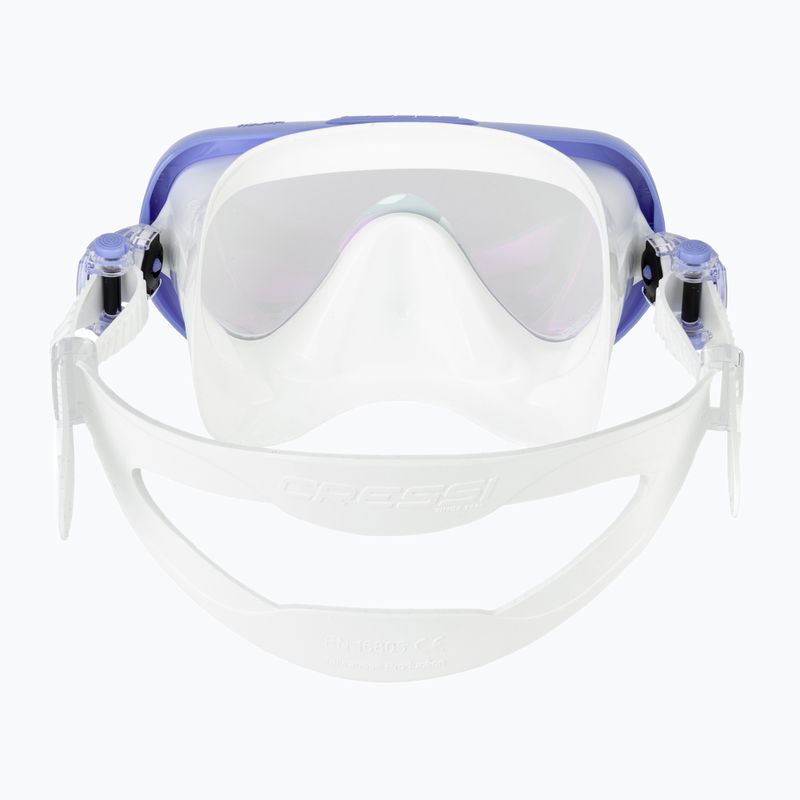 Női búvármaszk Cressi Honey 420 UV white/lilac/blue/orange 4