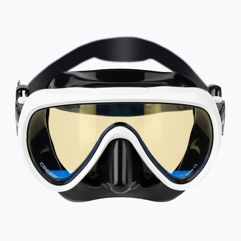 Női búvármaszk Cressi Honey 420 UV black/white/yellow/blue 2