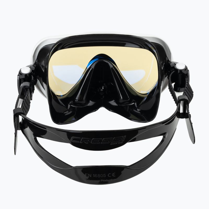 Női búvármaszk Cressi Honey 420 UV black/white/yellow/blue 4