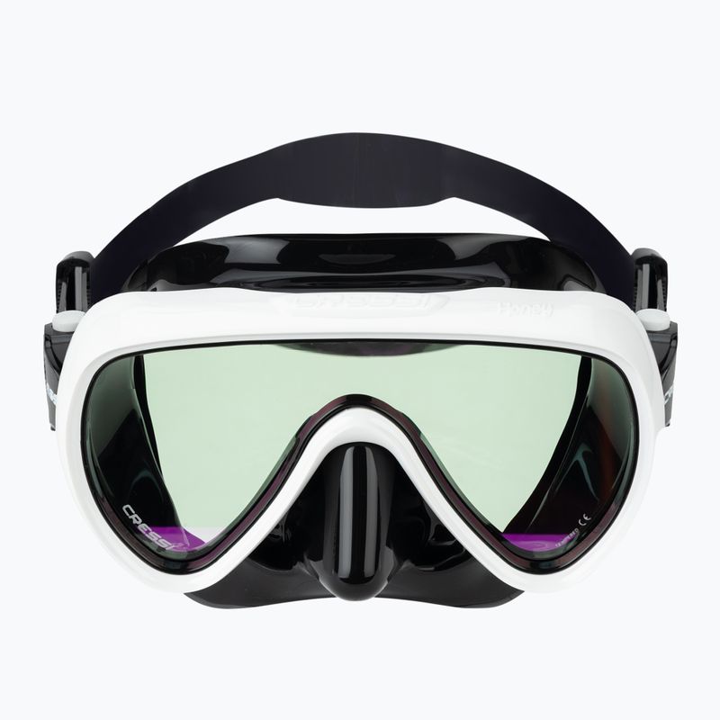 Női búvármaszk Cressi Honey 420 UV black/white/blue/orange 2