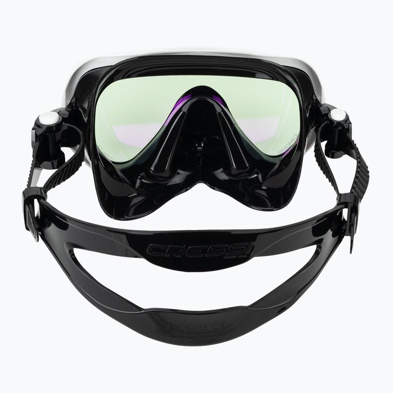 Női búvármaszk Cressi Honey 420 UV black/white/blue/orange 4