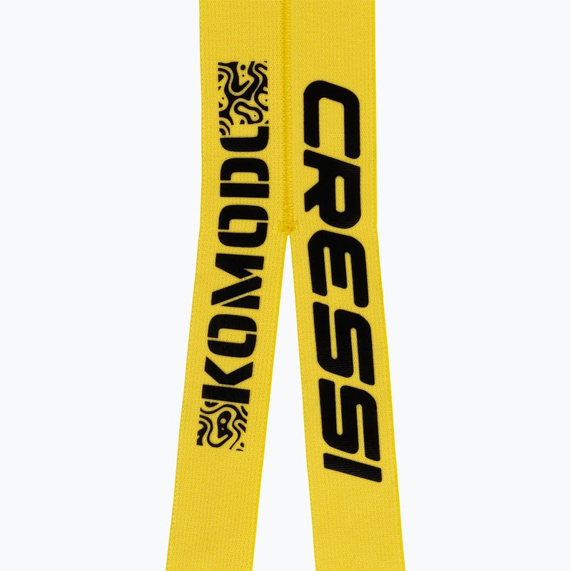 Teljes arcot fedő búvármaszk sznorkelezéshez Cressi Komodo Full Face black/yellow 6