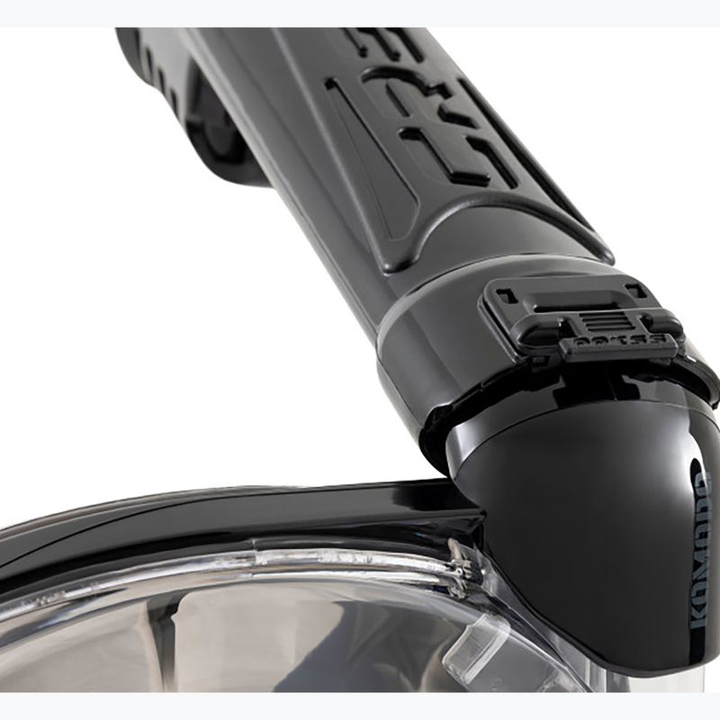 Teljes arcot fedő búvármaszk sznorkelezéshez Cressi Komodo Full Face black/black 6