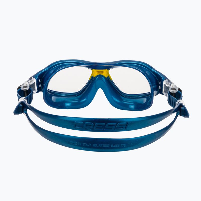 Gyermek úszómaszk Cressi Mini Cobra blue/yellow 4