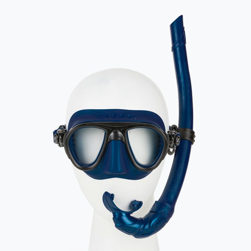 Cressi Calibro + Corsica maszk + snorkel készlet kék DS434550