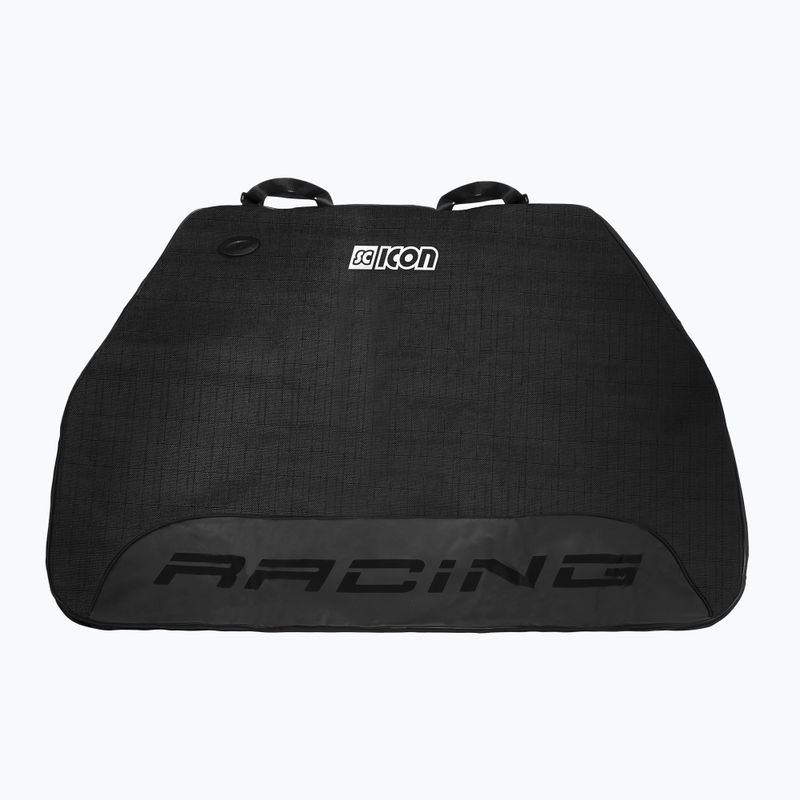 SCICON Puha kerékpáros táska Travel Plus Racing fekete TP054000909
